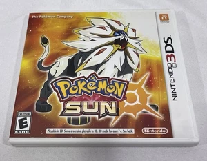 Pokémon Sun (Nintendo 3DS, 2016) CIB SIN MANUAL NO PROBADO - Imagen 1 de 6