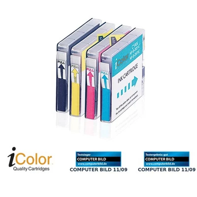 iColor Brother Dcp 135c: Color-Pack für Brother LC970+LC1000 BK/C/M/Y