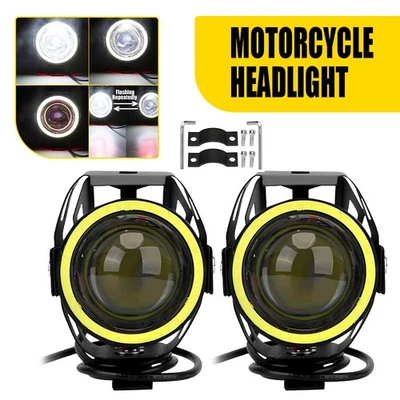 Motorcycle Led Auxiliary Fog Spot Light for Honda Triumph BMW KTM YAMAHA SUZUKI - Image 1 of 4