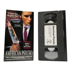 American Psycho VHS Demo Full Length Screener Copy Promo Horror Thriller - Picture 1 of 5