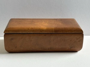 BEAUTIFUL HANDCRAFTED KOA WOOD TRINKET BOX (With Lid) DECO HAWAIIAN STYLE - Picture 1 of 14