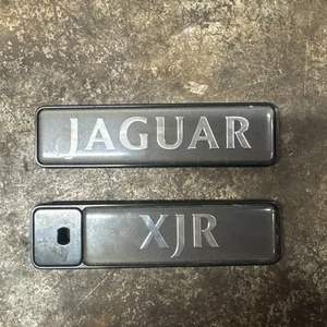 "XJR" BOOT BADGE / TRUNK LID PLAQUE - Jaguar XJ6 XJ8 XJR 1994-2002 PAIR - Picture 1 of 1
