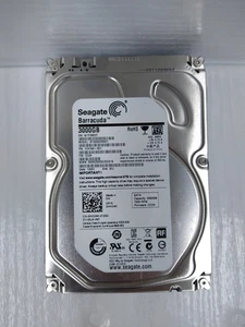 Seagate Barracuda ST3000DM001 3TB 3.5" Desktop Hard Drive SATA 100% Health - Afbeelding 1 van 15