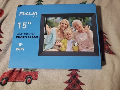 Fullja F15 15" Digital Picture Frame WiFi Digital Photo Frame - Image 1 of 4