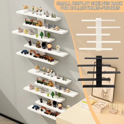 Floating Shelves for Wall, Small PVC Display Rack for Collectibles-Figures, Toy - Image 1 of 4