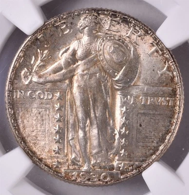 1930 Standing Liberty Silver Quarter - NGC MS63 FH - Image 1 of 3