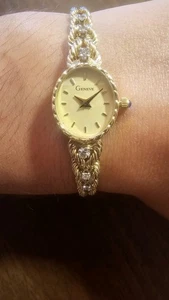 Geneve Gold And Diamond Women's Watch - Picture 1 of 16