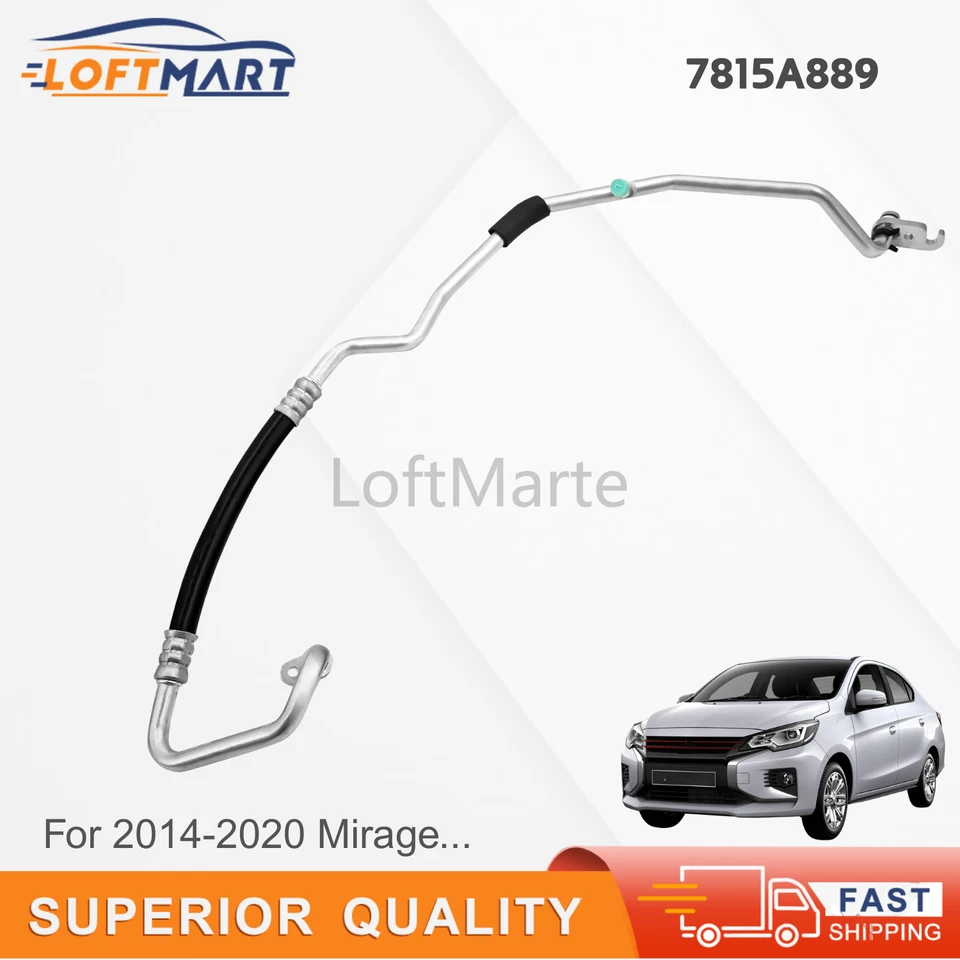 Manguera de succión de refrigerante para compresor de aire acondicionado 7815A889 para Mitsubishi Mirage 2014-2020 Foto 1 de 4