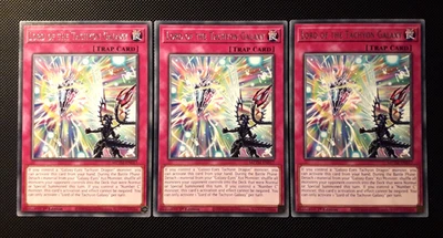 Yu-Gi-Oh! 3x Lord of the Tachyon Galaxy, MZTM-EN017, Rare, 1. Ed., Englisch, NM - Bild 1 von 2