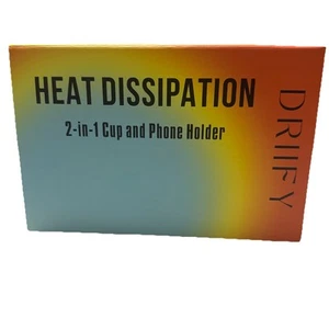 Secure 2 in 1 Car Cup Holder and Phone Mount with Adjustable Base - Black Design - Picture 1 of 3