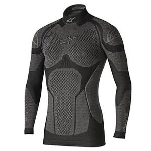 Alpinestars 2024 Ride Tech Top Long Sleeve Winter Base Layer Black Grey  MX Quad - Picture 1 of 1