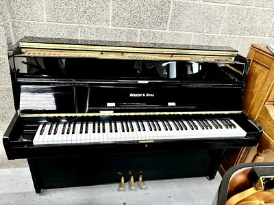 Schafer & Sons VS-42 Upright Piano 42" Polished Ebony - Image 1 of 4
