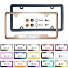 Laser Etched Customize Stainless Steel License Frame Silicone Guard Fit Jetta