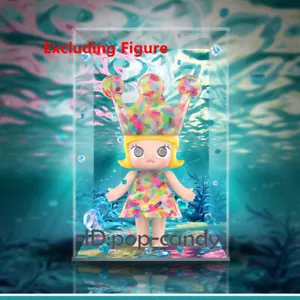 Acrylic Display Case Dust-proof Fit Popmart Royal Molly 400% Huang Yuxing Figure - Picture 1 of 2