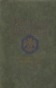 OHIO COUNCIL OF DELIBERATION, 46TH SESSION, COLUMBUS OHIO 1937, MASONIC  - Picture 1 of 1