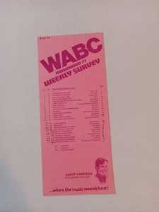 Radiokarte WABC Paper Lace #1 Records Survey 1974 - Bild 1 von 4