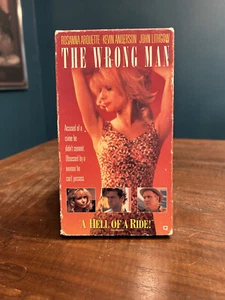 The Wrong Man (VHS, 1993) - Patricia Arquette - John Lithgow - Picture 1 of 1