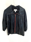 New Joseph Ribkoff Black Zip Jacket Coat Wet  Look Uk 10