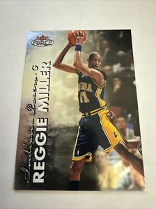 1999-00 Fleer Force Basketball Card Reggie Miller #112 Indiana Pacers - Picture 1 of 2