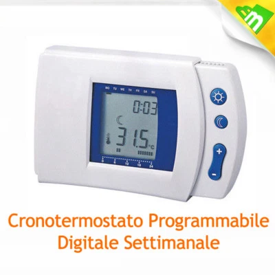 MELCHIONI Cronotermostato Termostato Digitale Programmabile Settimale Mod. HP-510T