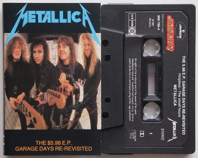 METALLICA - GARAGE DAYS RE-REVISITED (MERCURY 8887884) 1987 EUROPE CASSETTE - Image 1 of 3