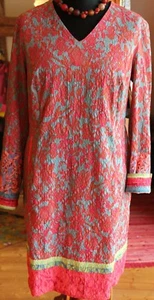 Fox`s Kleid Ebetea Flower Power; Rot/Bunt w033; Gr. 40; UVP. 189,-; Neu - Bild 1 von 5