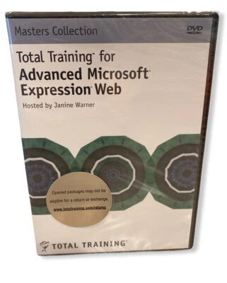 Advanced Microsoft Expression Web Total Training (DVD) Brand new sealed￼ - Image 1 of 4