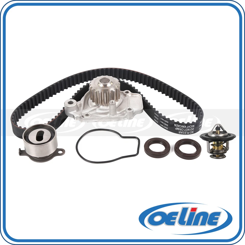 Kit de correa de distribución Fit 88-91 Honda CRX Civic 1,6 L bomba de agua conjunto termostato  Foto 1 de 4