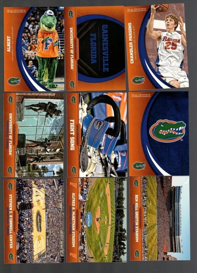 2015 PANINI FLORIDA GATORS MULTIDEPORTE 83 CARTAS CONJUNTO BASE TEBOW EMMITT BEAL Foto 1 de 4