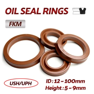 USH/UN Type Ring Hydraulic Ram Seal U Seal Rod & Piston Working Cylinder - Picture 1 of 12