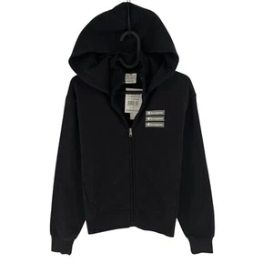 CHAMPION Teen Girl Black Full Zip Hoodie Sweater Jumper Size 15-16 Years 174/179 - Picture 1 of 12