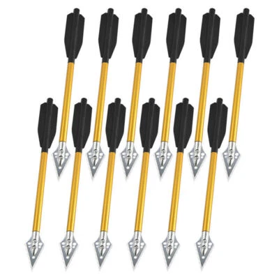 Aluminum 6.5" Archery Arrows Corssbow Bolt for 50-70 lbs Pistol Crossbow OD 6.0m - Image 1 of 4