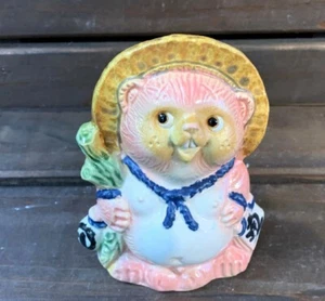 Figura Rosa Tanuki Shigaraki Yaki Ware Perro Mapache Chino Neo Tanuki Japón - Imagen 1 de 5