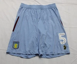 Luke Sport Unisex Kid's Aston Villa FC Drawstring Shorts # 5 JW7 Blue Medium - Picture 1 of 3