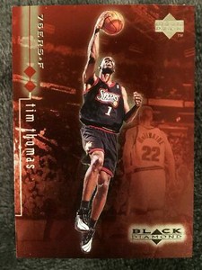 1998-99 Upper Deck Black Diamond Double Diamond Tim Thomas Philadelphia 76ers 