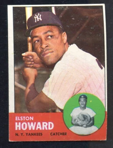 1963 Topps Baseball #60 Elston Howard Karte - EX #0752 - Bild 1 von 1