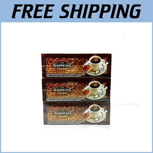 Healthy Ganoderma Black Coffee - 3 Box Set with 90 Ready-to-Use Sachets - Picture 1 of 6