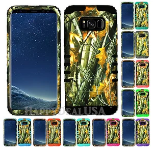 Für Samsung Galaxy S8 & Plus KoolKase Armor Hybrid Cover Case - Camo Mossy 08 - Bild 1 von 9