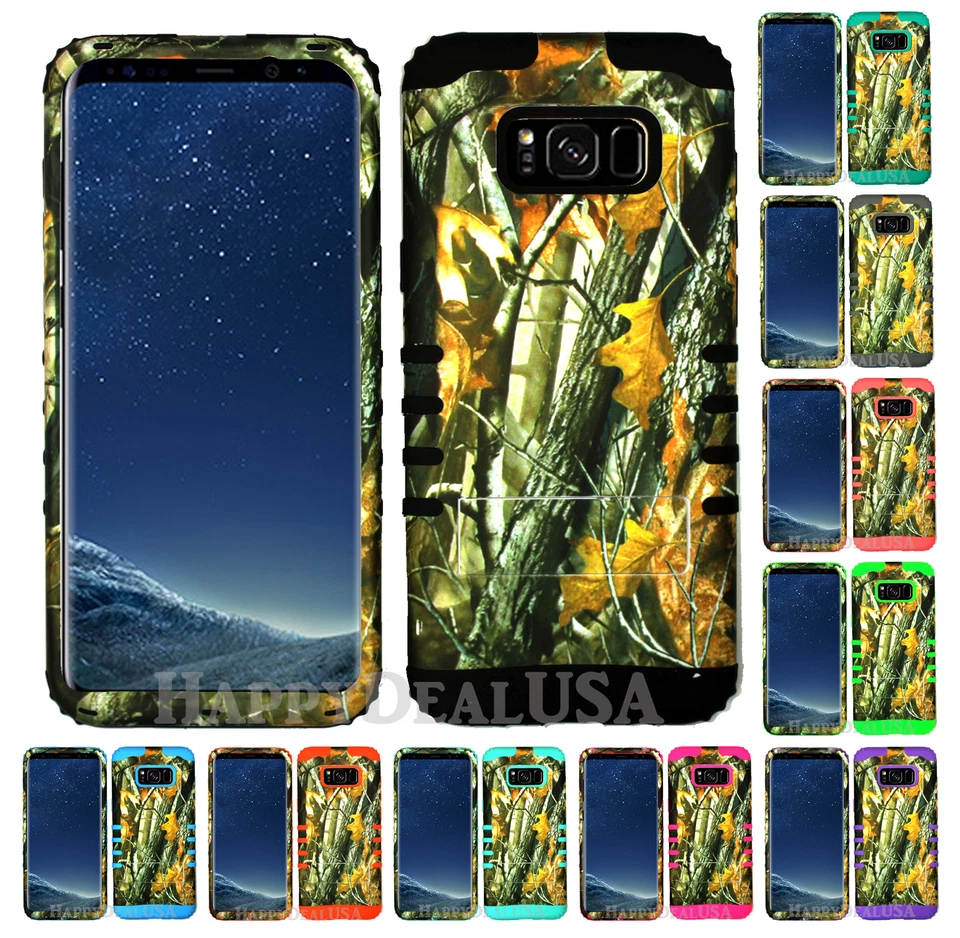 Funda híbrida blindada KoolKase para Samsung Galaxy S8 y Plus - Camuflada Mossy 08 Foto 1 de 1