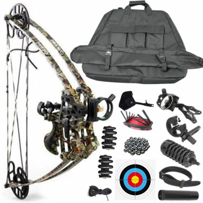 MINI Compound Bow Triangle Catapult Archery Steel Ball Bowfishing Hunting - Image 1 of 4