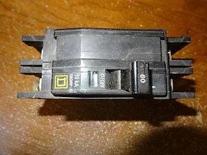 Square D Circuit Breaker 2 pole 120/240VAC---"USED" - Picture 1 of 2