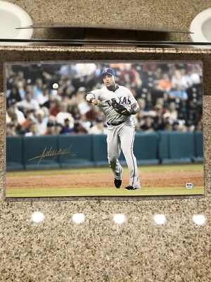 Adrian Beltre Signed Autographed 12x18 Photo Texas Rangers HOF Baseball PSA COA - Image 1 of 3
