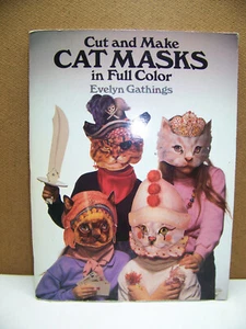 Halloween Cat Masks in Full Color Cut and Make by Evelyn Gathings - Paperback - Imagen 1 de 13