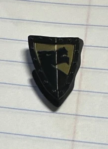 Mega Bloks Castle Knight Figure Gold Dragon Shield Awesome Condition - Picture 1 of 2