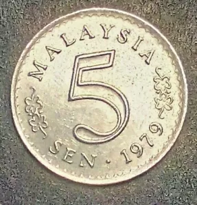 Malaysia 5 sen 1979 KM# 2 - Picture 1 of 3