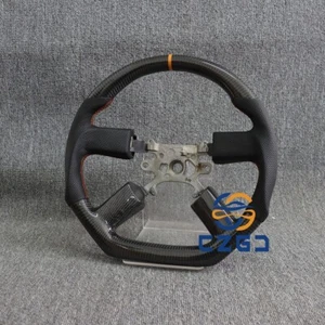 Real Carbon Fiber Steering Wheel For Chrysler 300C Dodge Charger srt8 2005-2010 - Picture 1 of 5