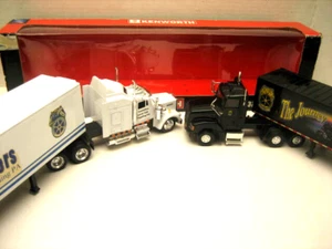 2 Lot 1:43 Scale Teamster KENWORTH W900 Tractor Trailer One is Homemade Custom - Picture 1 of 14