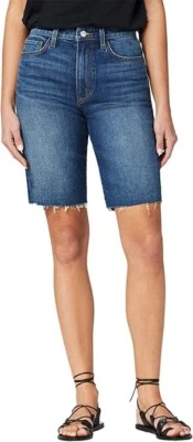 Pantalones cortos Joe's Jeans para mujer de mezclilla elásticos ilimitados The 9" Luna Bermuda talla 24 Foto 1 de 4