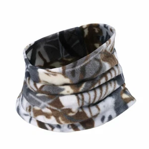 Sciarpa invernale pile mimetico ghetta collo scalda sci maschera viso per freddo - Foto 1 di 20