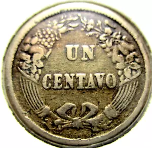 1864 PERU 1 CENTAVO - # 35/1/24 - Picture 1 of 3